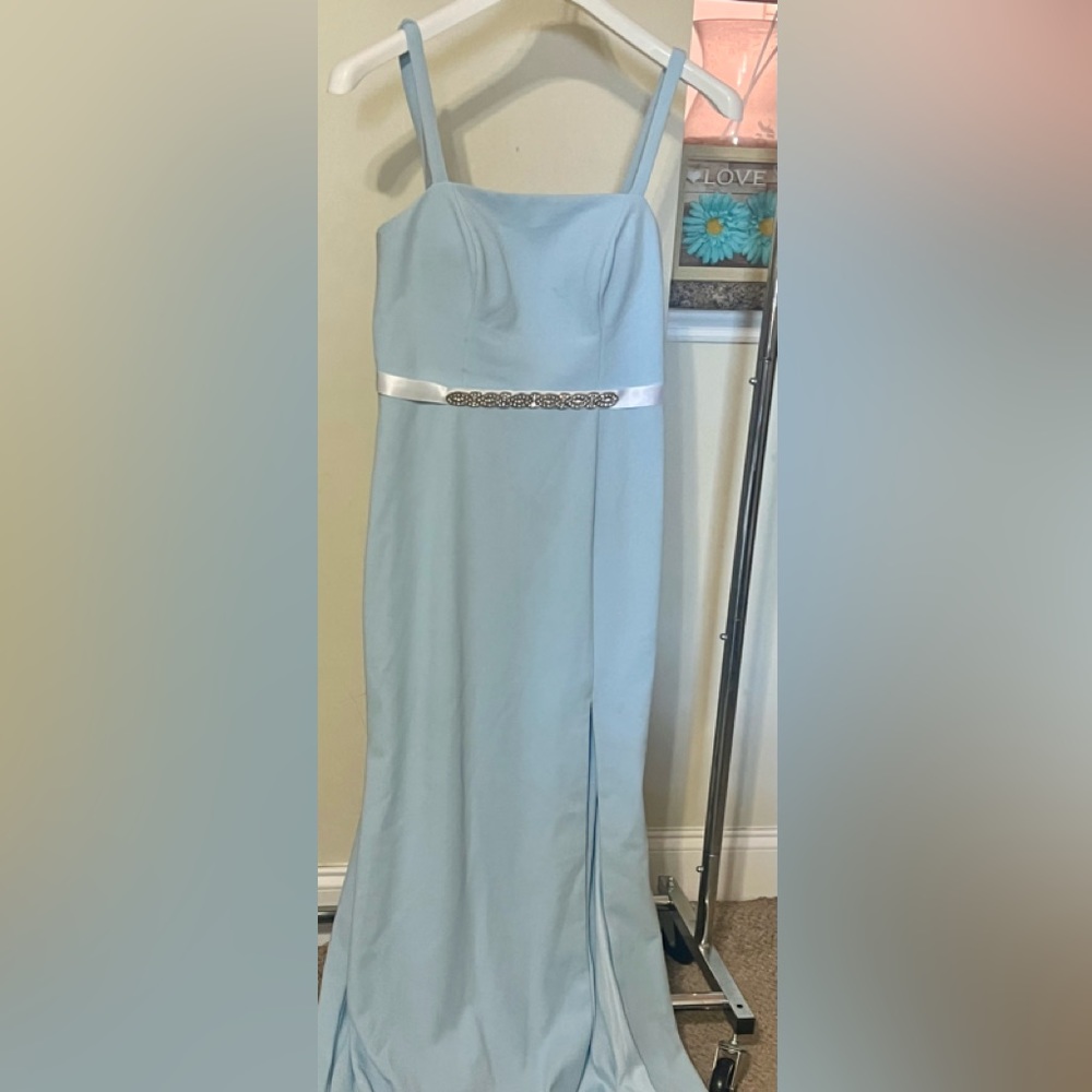 Dress bridesmaid or prom with added embellishment